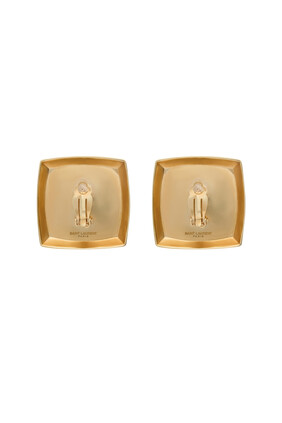 Curvy Square Earrings